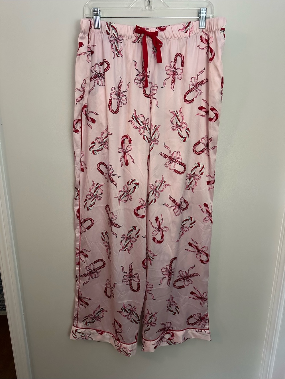 Victoria's Secret Satin Pajama Pants XL Pink EUC - Picture 2 of 10